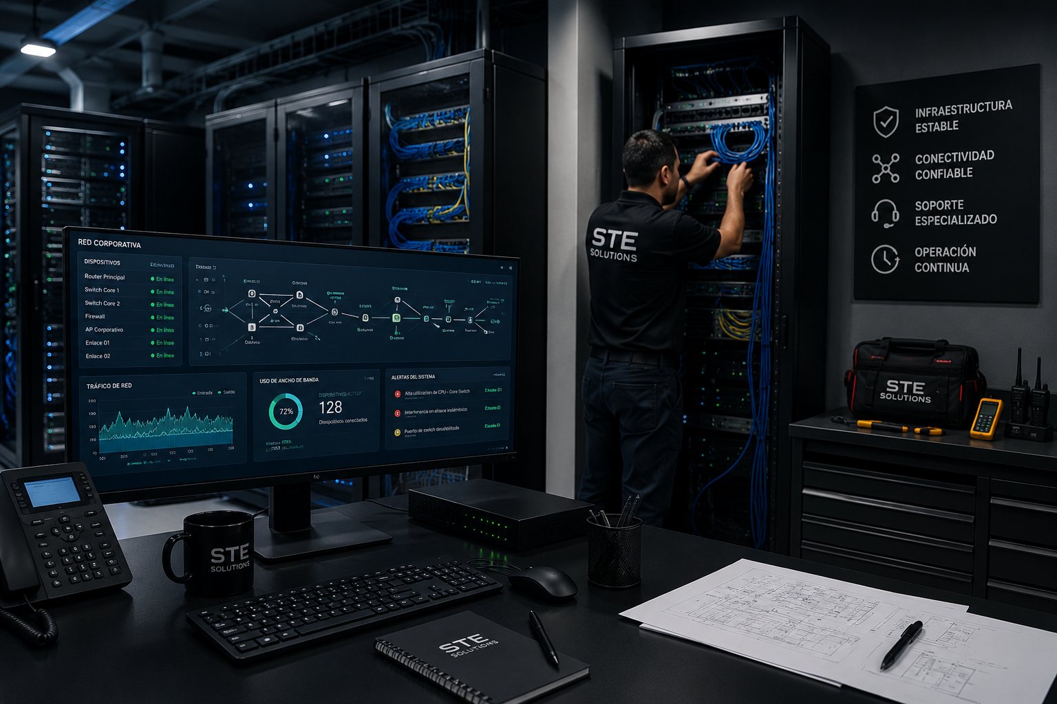 Infraestructura tecnológica de STE Solutions